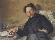 Edouard Manet Portrait de Stephane Mallarme (mk40) oil painting on canvas